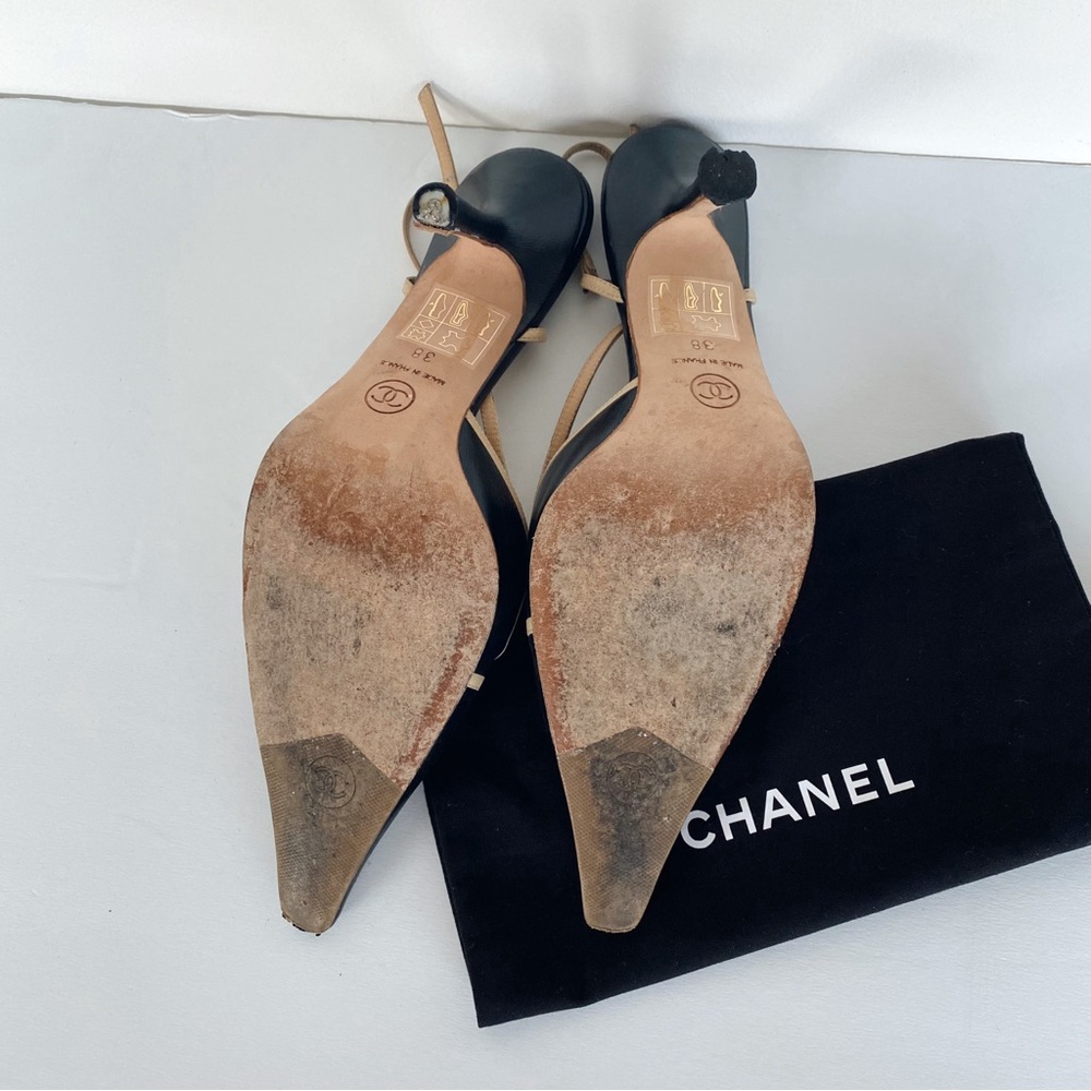 Chanel Vintage Cc Shoes - image 5